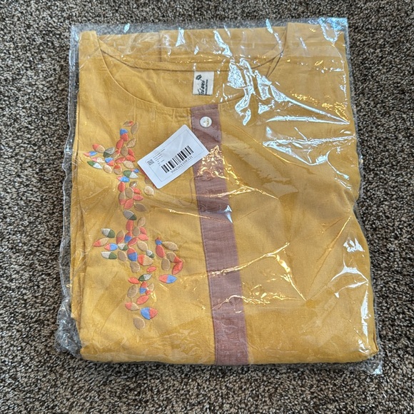 Women’s Boho floral embroidery swing dress - Picture 6 of 6